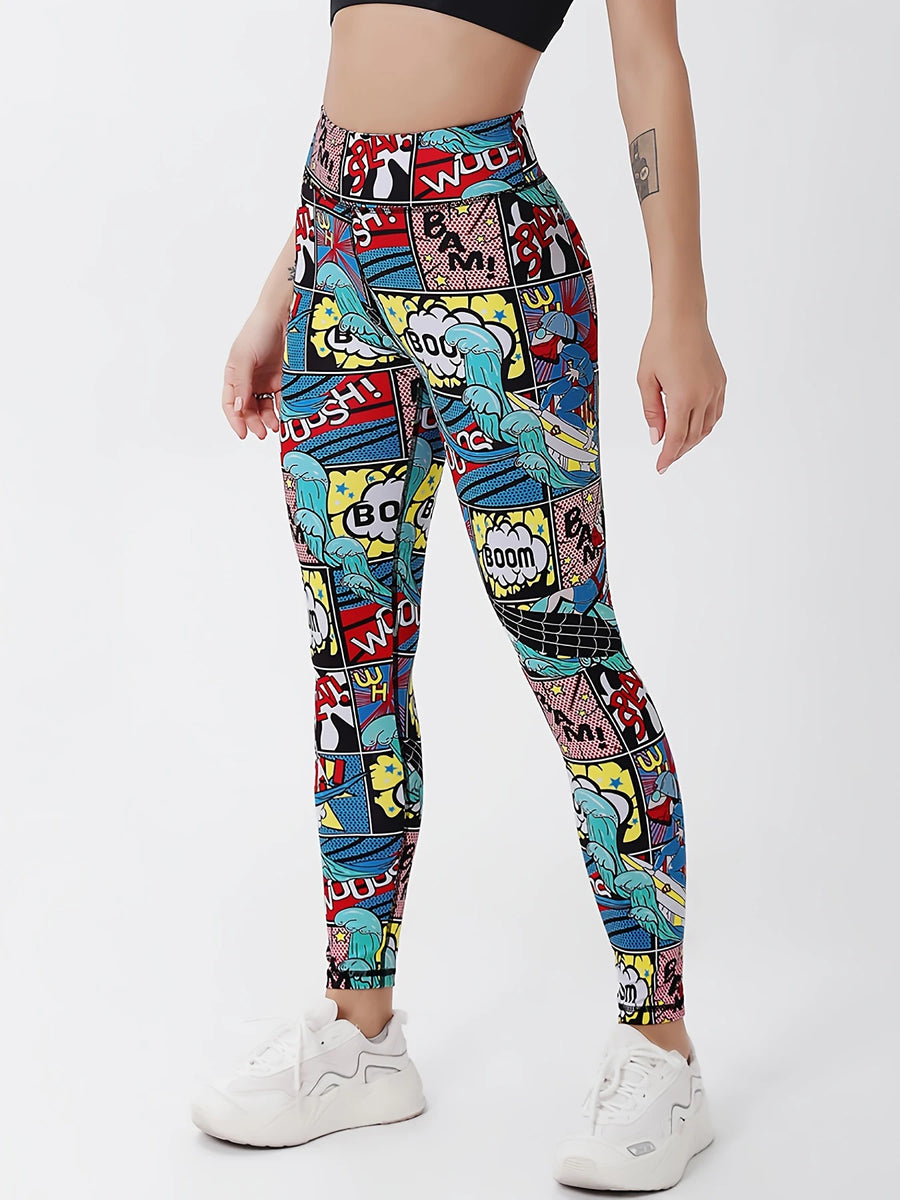 Mavriq Power Leggings – Cartoon Energy Edition That Turns Heads Mid-Run